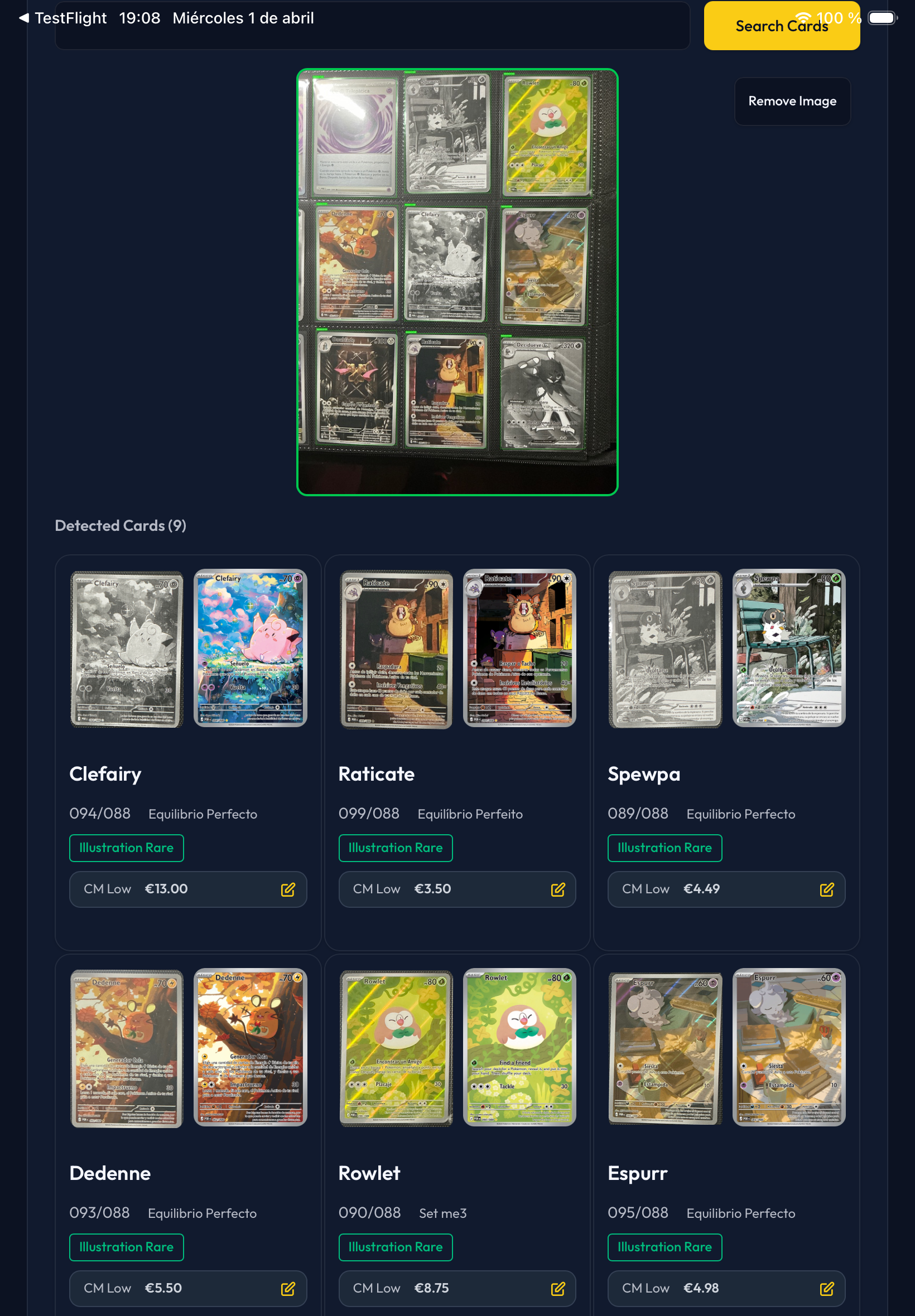 AI Card Scan